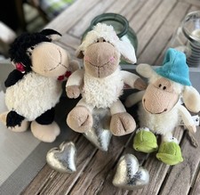 Nici 34299 Schaf Jolly Sleepy mit Schlafmütze 25cm Plüsch Kuscheltier