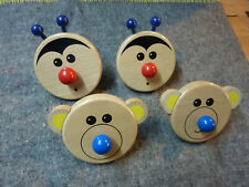 4 Haba, Jako-O, Garderobenhaken, Kleiderhaken, Kinder