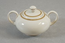 Eschenbach Bavaria Elfenbein Porzellan Zuckerdose Goldrand 1930er Jahre