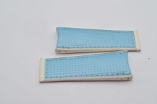 CORUM LEDER ARMBAND 24MM CORUM BUBBLE HERREN NEU FÜR FALTSCHLIESSE BLAU 7