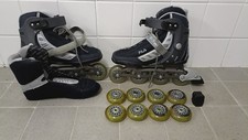 Fila Inline skates Gr. 43-44 und 1 Paar einfache Skates mit Zubehör