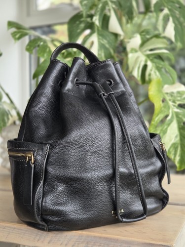 Fossil schwarz leder schulter - schwarz,