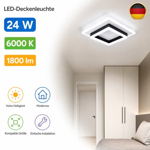 Deckenlampe kaltweiß 6000k - deckenlampe,