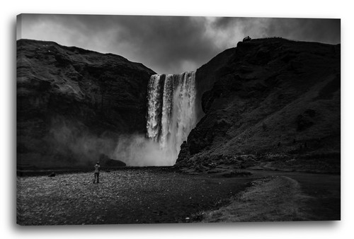 Wandbild wasserfall fotografie - wasserfall,
