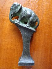Elefant Petschaft Stempel Siegel Jugendstil 1900/20er Bronze/ Messing Alt Antik