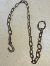 Traktor Abschleppkette Eisenkette Stahlkette Gliederkette Zugkette Haken u. Ring