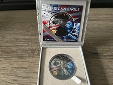 1oz  USA Silber Eagle 2017coloriert