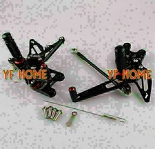 Paar Fußrasten Shift Pedal für Suzuki GSXR 1000 2007 Schwarz