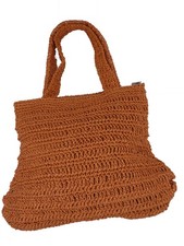 Häkeltasche Basttasche 35x36