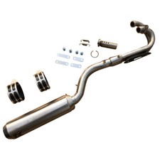 TK Edelstahl Auspuff Komplettanlage f. Quad ATV Adly Beeline Online Herkules 500