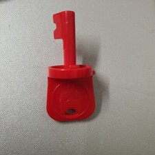 Original E-Teil Wolf Accu Mäher alle neueren 72 Volt : Schlüssel Sicherheit rot