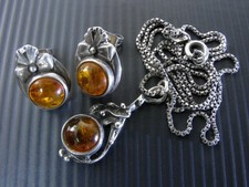 SILBER 925 ... JUGENDSTIL Set