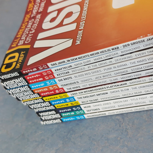 Visions musikmagazin jahrgang - visions,