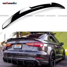 Heckflügel Schwarz Glanz