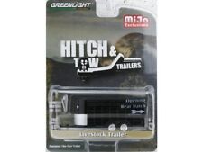 LIVESTOCK Trailer / Pferdeanhänger - black - Greenlight 1:64