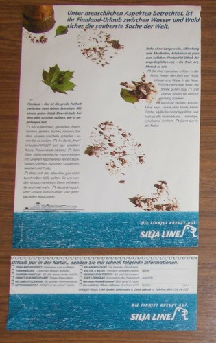 Seltene werbung die - die, finnjet