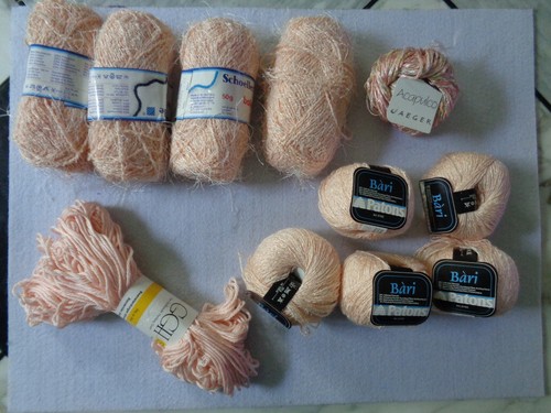 Wolle paket 550gr - -,