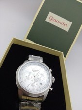 Gigandet Herren Analog Japanisches Quarzwerk Uhr mit Edelstahl Armband 8VNAG25NE