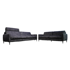 W. Schillig Polstergruppe 22850 Alexx Stoff V5295 Anthracite SK40 Grau Füße 