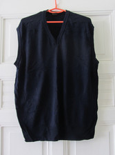 Herren - Strick - Weste / Westover / Gr.: 58 / dunkelblau