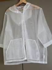 tru CITY ~ Damen Chiffon Jacke ~ Bolero ~ Blazerjacke ~ Gr. 42 ~ Oberteil~weiß