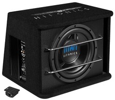 HIFONICS TSA300R aktive Basskiste Single-Bassreflex Bassbox Subwoofer Verstärker