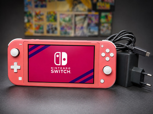 Nintendo switch lite koralle - switch,