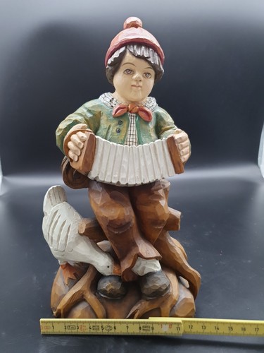 Holz figur junge mit - holz, figur,