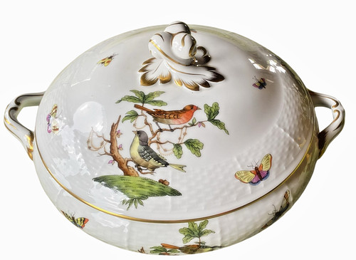 Herend rothschild bird terrine - herend,