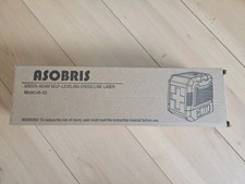 Kreuzlinienlaser mit Stativ,ASOBRIS Laser-Wasserwaage Selbstnivellierend