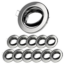 Einbaustrahler GU10 230V – Schwenkbare Deckenspots 68mm inkl. GU 10 Fassung