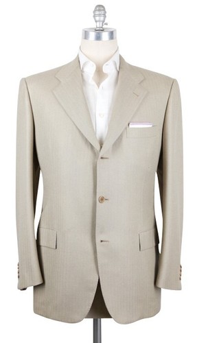Kiton beige sportjacke 54 - beige,