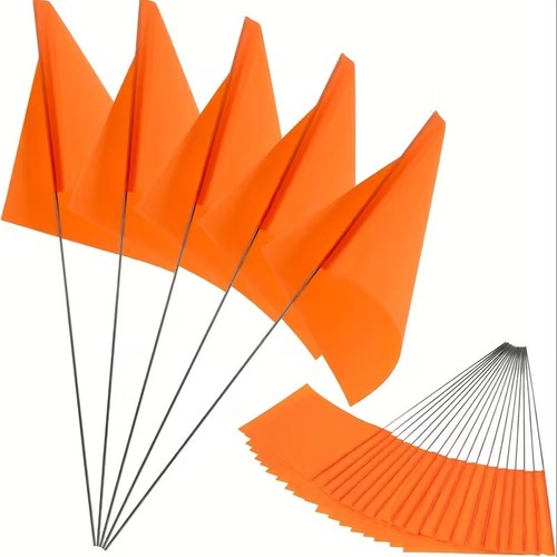 Fährtenfahne orange - 5x,