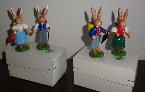 Erzgebirge osterhase hase - osterhase,