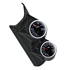 Jom 2 Fach 2er Halter für A-Säule, Anzeige Zusatz Instrument 52mm Schwarz.ABS