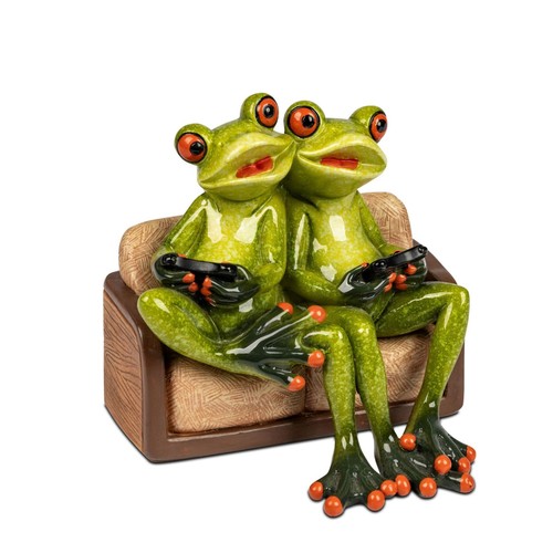 Dekofigur gaming frösche auf - dekofigur,