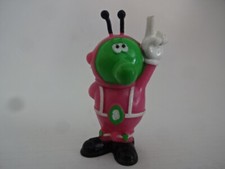 Sammelfigur / Alien mit lila Raumanzug hat eine Frage