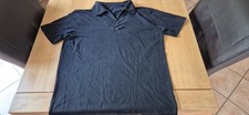 POLO SHIRT HERREN SCHWARZ GR L  GUTER ZUSTAND PROMO VON JOHNSON MOTORS 70ER STIL