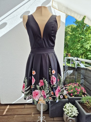 Cocktailkleid blumenmuster - cocktailkleid,