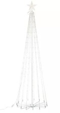LUMIDA Xmas LED-Metallbaum inkl. Fernbedienung 6h&8h-Timer outdoorgeeignet 120cm