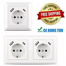 USB-Steckdose 230V USB-C passend für Gira System 55, JUNG AS 500 Merten,Weiß