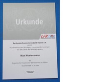 Verleihungsurkunde Bayerische