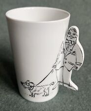 THOMAS ADAM Porzellanmanufaktur - Tasse DAME u. HERR MIT HUND - KLEINMACHNOW