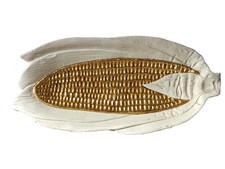 Bassano Keramik Teller Servierschale Maiskolbenschale