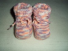 Handgestrickte Babyschuhe  ca