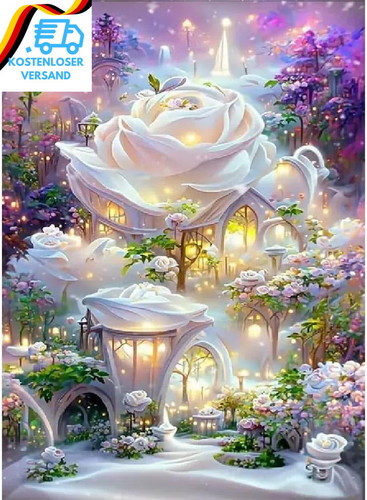 Diamond painting blumen - diamond,