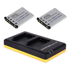 2 x Akku + Dual-Ladegerät für Intova IC-14 / IC-16 Unterwasserkamera