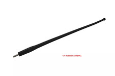 13" Antenna Mast Black Rubber