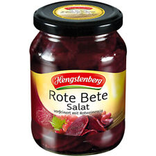 Hengstenberg Rote Bete Salat verfeinert mit Rotweinessig im Glas 330g