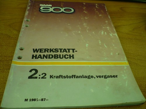 Werkstatthandbuch saab 900 - werkstatthandbuch,